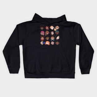 Smiling Faces Kids Hoodie